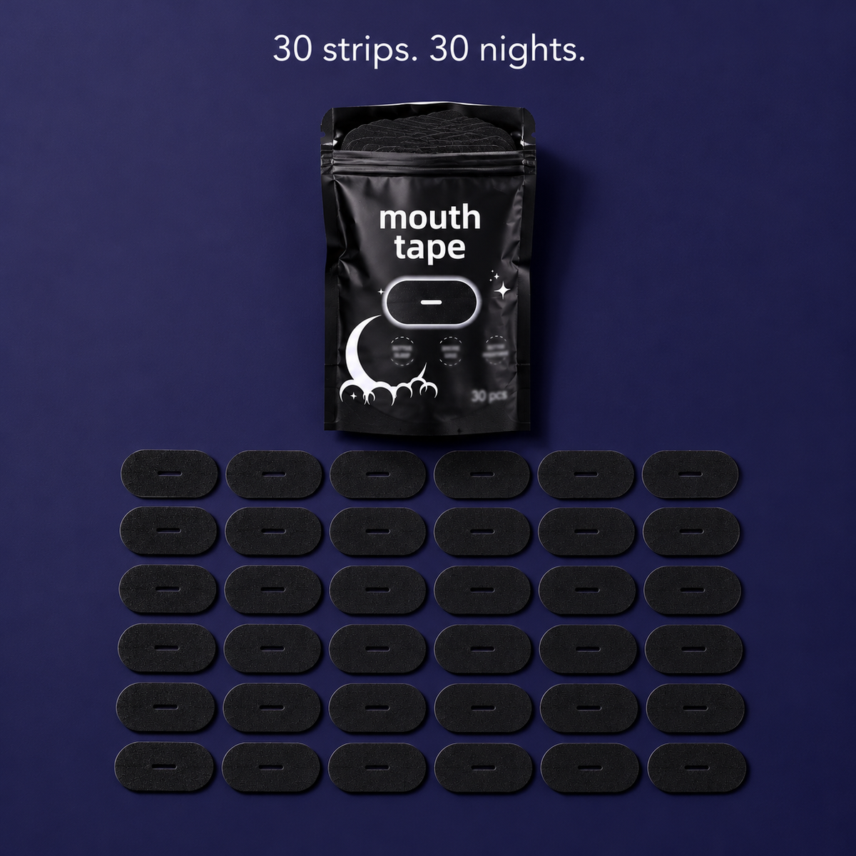 Hush Hour Mouth Tape – 30 Nights